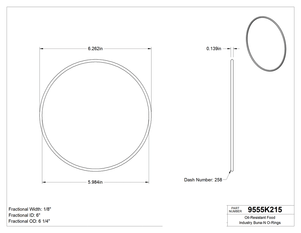 Technical drawing - 9555K215